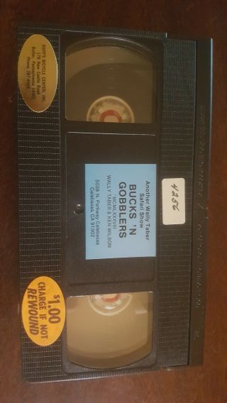 ULTRA RARE BUCKS AND GOBBLERS Another Wally Taber Safari Show VHS Video 3