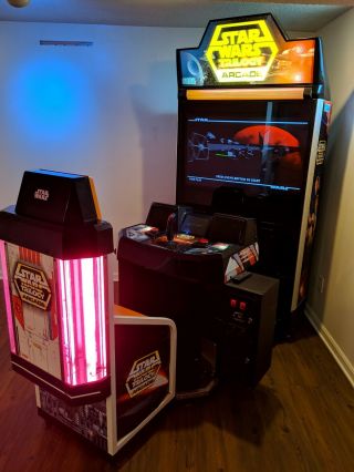Star Wars Trilogy Arcade Machine By Sega  Rare