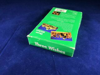 VTG Barney The Dinosaur Three Wishes VHS Video Tape Sandy Duncan Extremely Rare 3