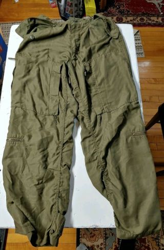 Us Army Vietnam Huey Helicopter Pilot Nomex Flight Pants Vtg Trousers Rare