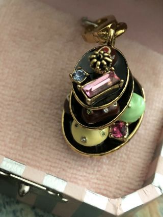 Juicy Couture Rare Desert Yea Tray Charm Unmarked Box