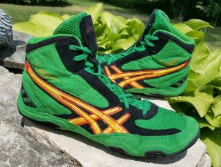Rare Colorway 2007 Asics Cael Sanderson Wrestling Shoes Size 10