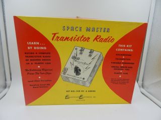 Space Master Transistor Radio Set 140 Toy Educational Electronics Vintage Rare