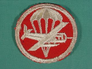 Rare Wwii Airborne Artillery Officers Cap Patch 101st 82nd Paratrooper Glider