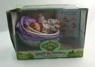 Cabbage Patch Kids Doll Magic Nursery Cradle / Carriage 1998 Box