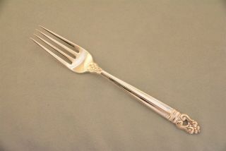 International Royal Danish Sterling Silver 7 - 1/8 " Dinner Fork No Monogram