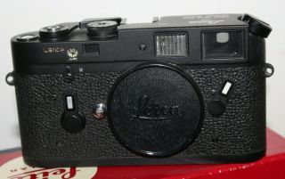 VERY RARE LEICA M4 Black 50 Jahre Rangefinder Camera Body PAPERS 2