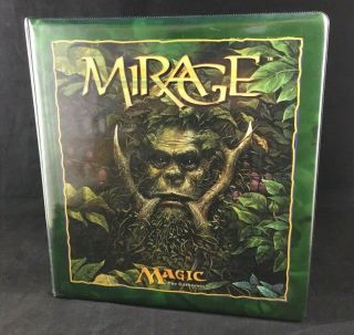 Mtg Magic The Gathering Mirage Ultra Pro 3 Ring Album Binder Rare Vintage