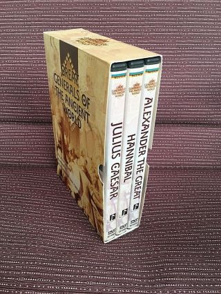 Great Generals Of The Ancient World Dvd Box Set.  Rare