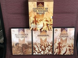 Great Generals of the Ancient World Dvd Box Set.  RARE 2