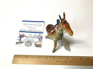 Vintage Old Collectible Rare African Giraffe Animal Wind Up Litho Tin Toy Japan