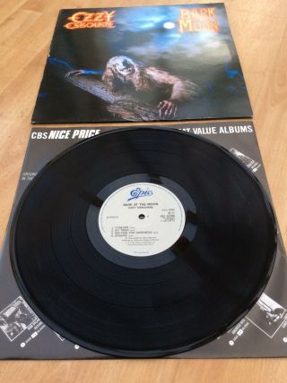 Ozzy Osbourne - Bark At The Moon - Rare Ex Vinyl Lp Record