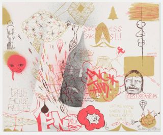 Barry Mcgee - Art Print,  Rare,  Limited Edition 8 Of 18,  2002