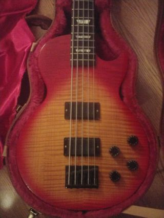 Gibson Les Paul 5 String Bass Guitar.  Rare