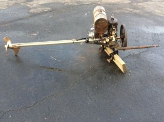 Rare 1924 Caille Liberty Outboard Motor Hit & Miss Has Great Compression