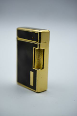 GS King Gas Lighter Cigarette Butane Japan Stainless Steel Vintage Gold Rare 2