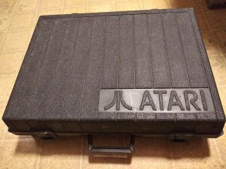 Atari 2600 Black Hardshell Console Carrying Case Extremely Rare Htf