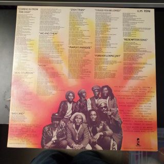 Bob Marley And The Wailers - Uprising - 1980 vinyl LP REGGAE SKA RARE 2