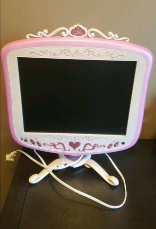 Disney Princess Tv 15” Lcd Flat Screen Computer Monitor Rare Find