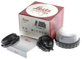 Summicron 1:2/35mm Canada Rare Version Black Lens F=35mm Hood 12504 Serviced
