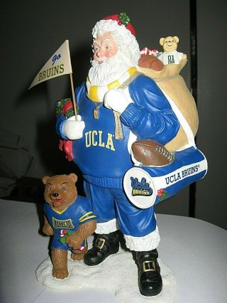 Rare - Ucla Bruins Santa Claus From The Danbury Retired Figure