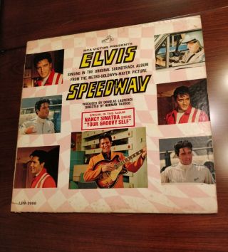 Elvis Presley Speedway Lp Mono Rca Lpm - 3989 Rare Monaural Orginal Soundtrack