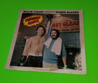 Willie Colon Presents Ruben Blades - Metiendo Mano 1977 Lp Record - Latin - Rare