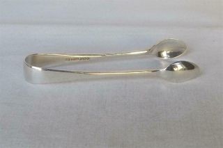Fine Solid Sterling Silver Sugar Tongs By Joseph Rodgers & Sons Sheffield 1939.