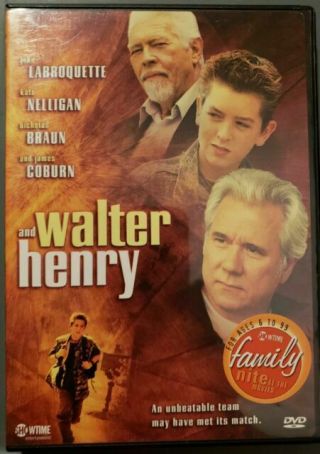 Walter & Henry Dvd - John Larroquette And James Coburn - Rare Dvd