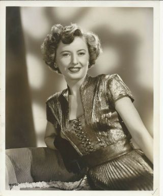 Barbara Stanwyck Vintage 10x8 Rare Portrait Glam East Side West Side