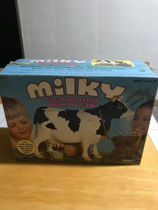 1977 Kenner Milky The Marvelous Milking Cow Box 95 Complete Rare