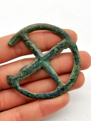 Celtic Bronze Age Ca.  600 Bc Open - Work Wheel Of Fortune - R 921