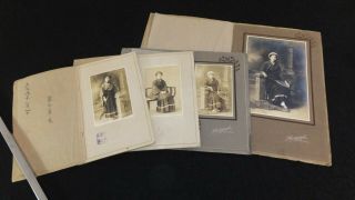 s191040 1910s Taiwan Antique Photo Set Young Girls w Tennis Formosa Taiwanese 2