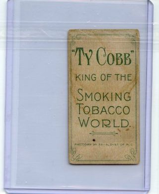 1910 T206 Ty Cobb Red Ty Cobb Back RARE 2