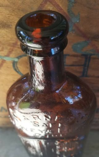 Fantastic Antique Bottle WARNER ' S SAFE KIDNEY & LIVER CURE SAFE Medicine 3