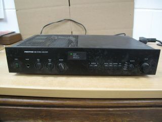 Rare Vtg Proton 520 Integrated Stereo Amplifier W/ Mm/mc Phono Stage Black