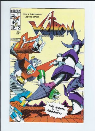 Voltron 2 Modern 1st Series In Comics - - - Key Rare Comic Book