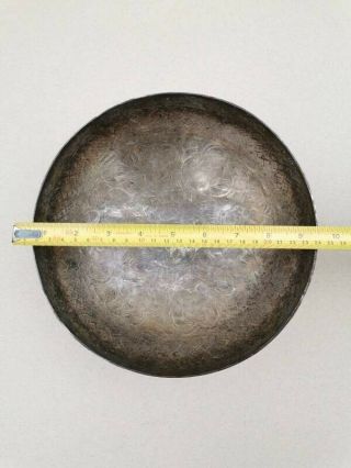 Large African Onisa silver Bowl Dated 1933 3