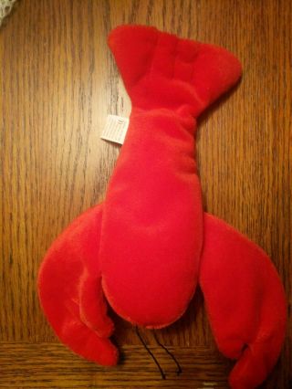 Retired Ty Beanie Babies Pinchers The Lobster 4026 Pvc June 19th 1993 Rare