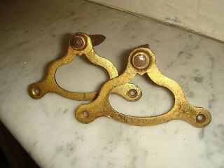 Two Victorian Door Bell Pull Cranks,  Servants Bell Pull Cranks.