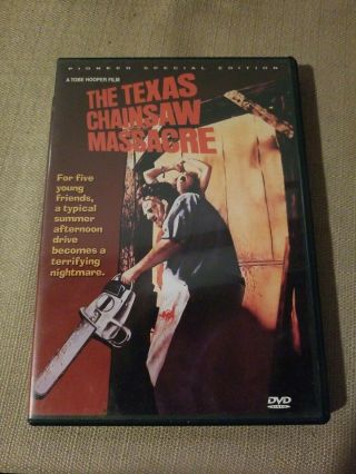 The Texas Chainsaw Massacre (dvd,  1998,  Pioneer Special Edition) W/ Insert Rare