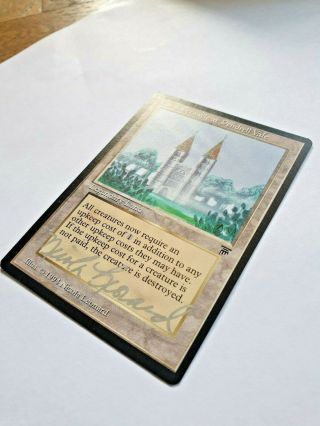 The Tabernacle At Pendrell Vale Signed 1x (english) Nm - Magic The Gathering Mtg
