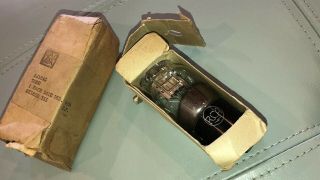 Vintage 1954 Antique Rca Radio Amplifier Vacuum Tube 1h4g Nos