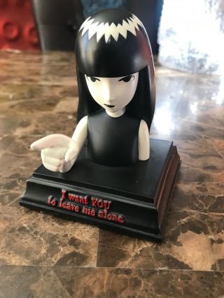 Emily The Strange I Want You To Leave Me Alone Statue - Rare Get Lost