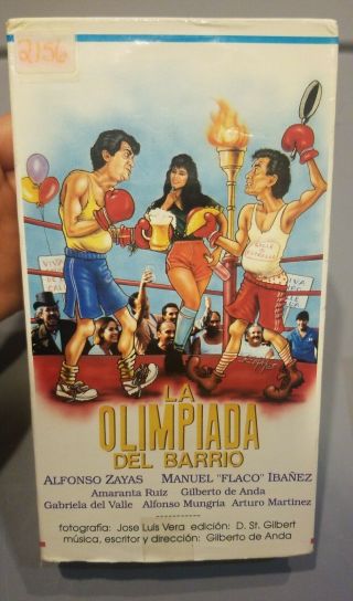 La Olimpiada Del Barrio Mexi Spanish Comedia Vhs Rare
