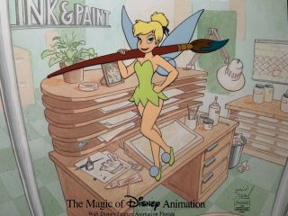 Tinkerbell Peter Pan Limited Edition Hand Painted Animation Cel Disney Mgm Rare
