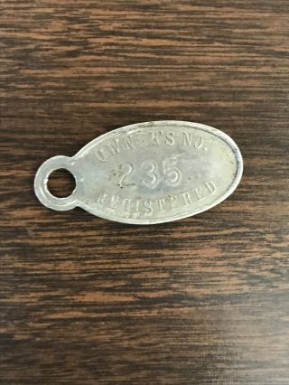 Antique State Farmers Bank Key Chain Fob Keystone Indiana Wells County IN Token 2