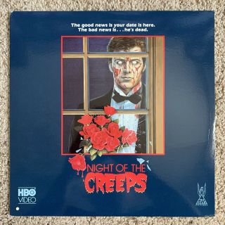 Night Of The Creeps Laserdisc - Very Rare Horror