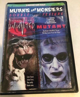The Uninvited / Mutant (dvd 2009) Region 1 Rare Oop Horror Wings Hauser Vg Shape