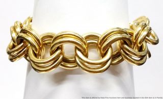 Mega Rare Vintage Tiffany Co Schlumberger 18K Gold Special Order Bracelet 2
